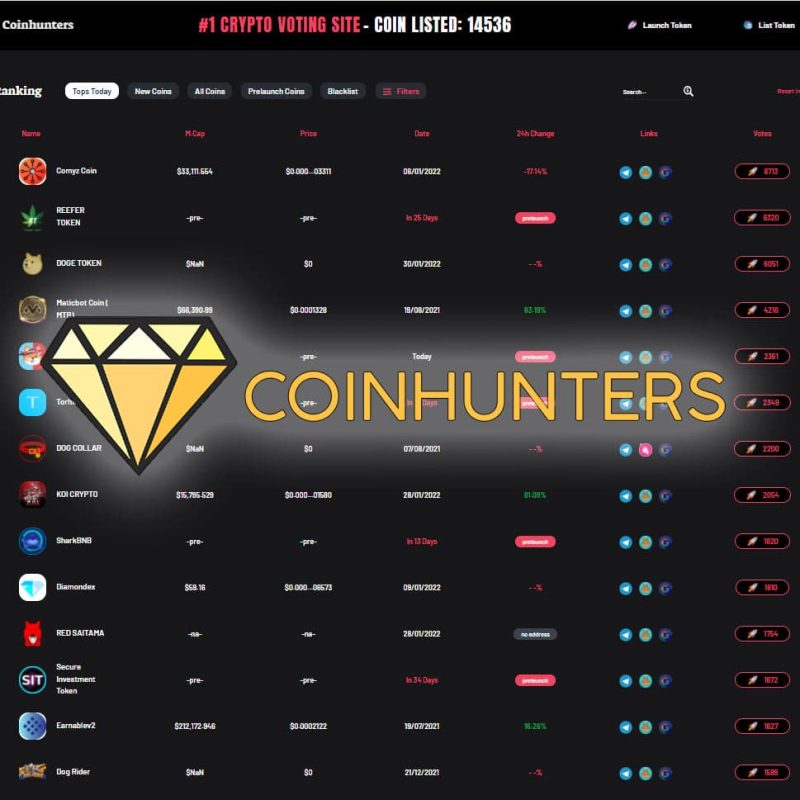 coinhunters preview