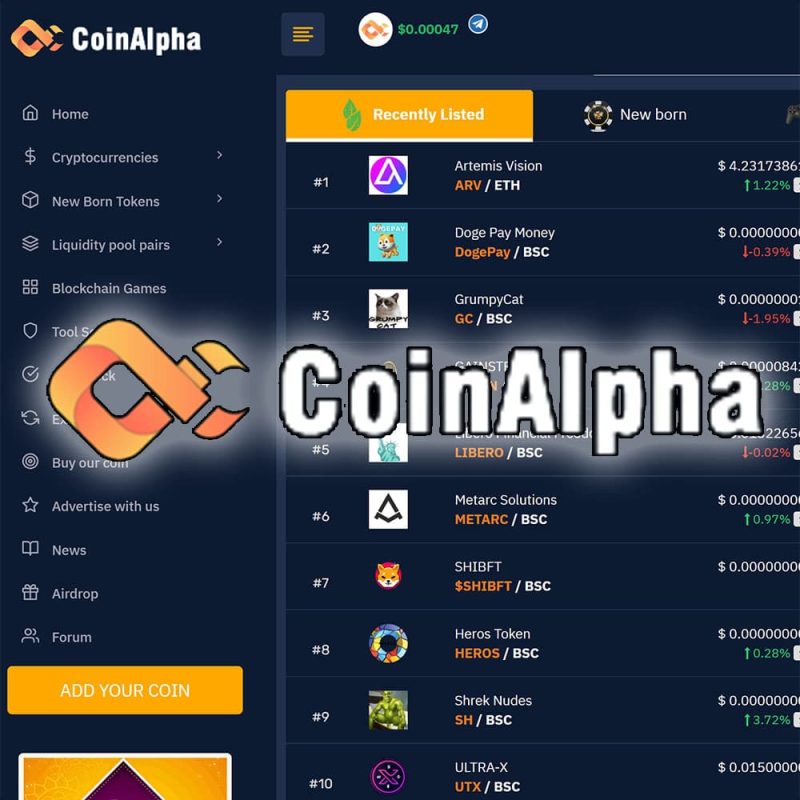 coinalpha preview