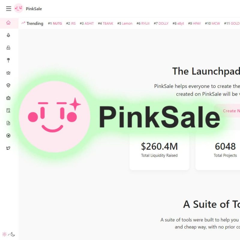 pinksale trending preview